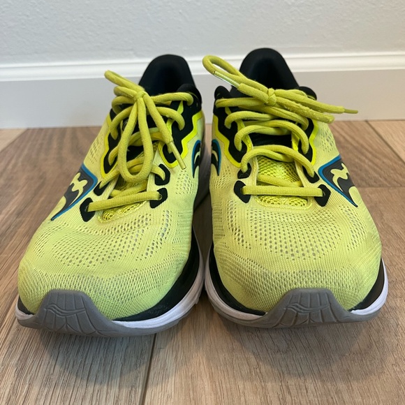 Saucony Ride 14 Men's Running Shoes Citrus/Black, Size 10 - Picture 6 of 7